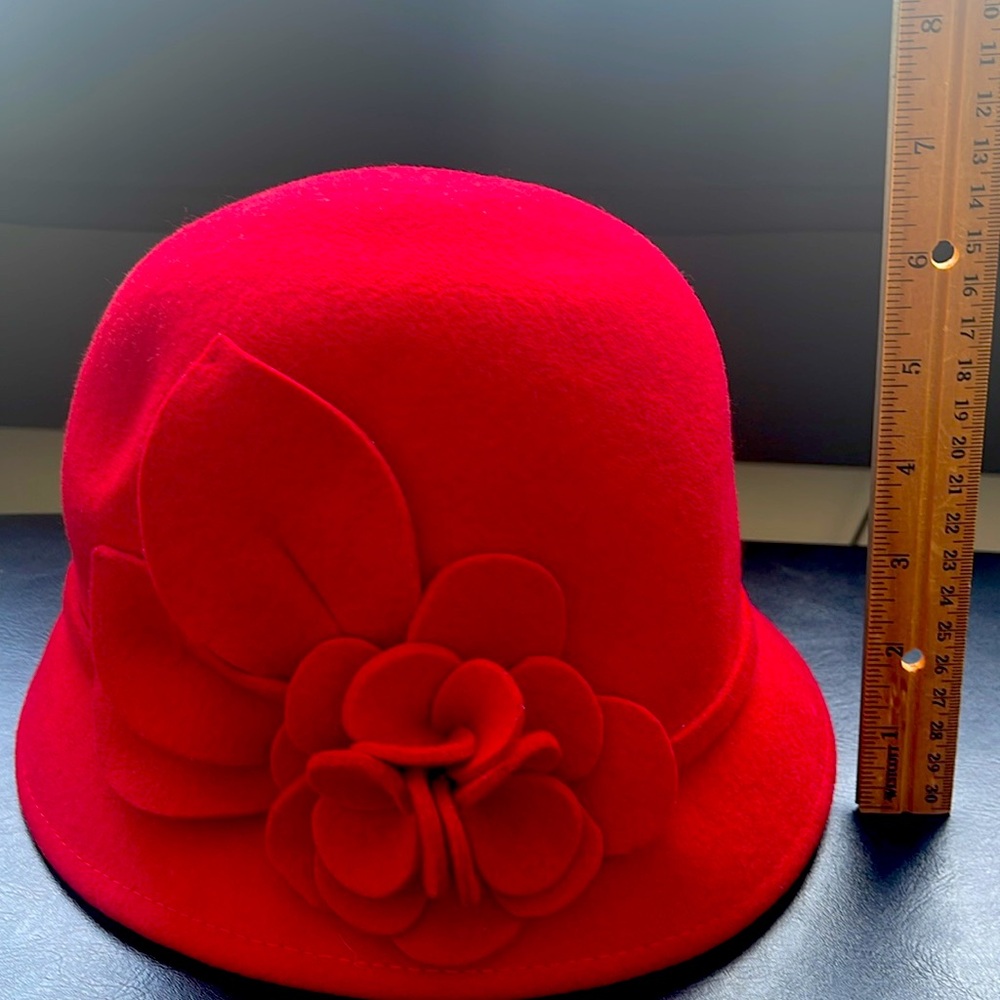 Three-Dimensional Flower Woolen Dome Fishman Buck… - image 5